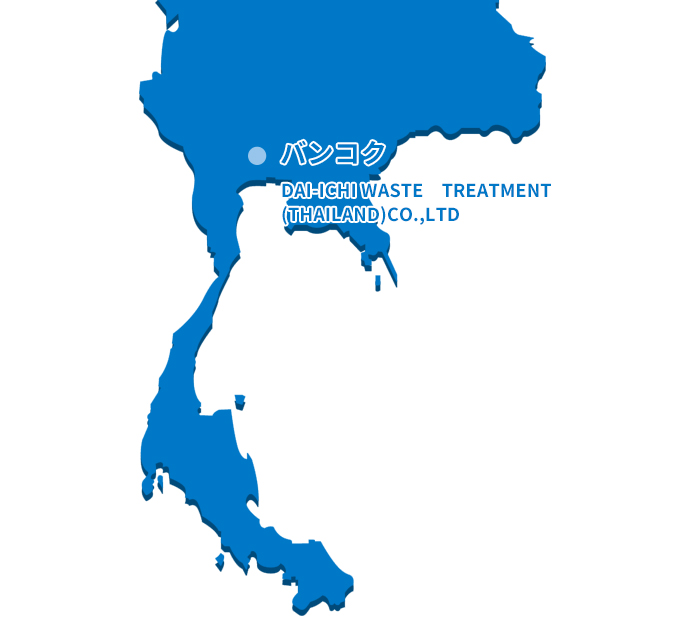 バンコク周辺の地図
